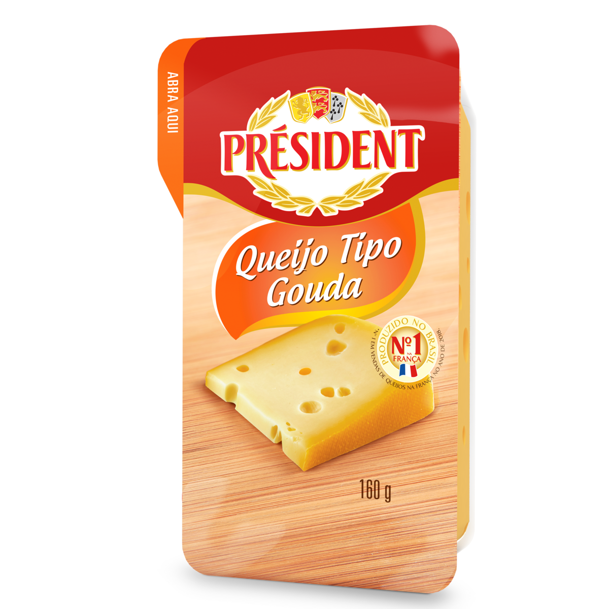 Queijo Tipo Gouda  President 160g