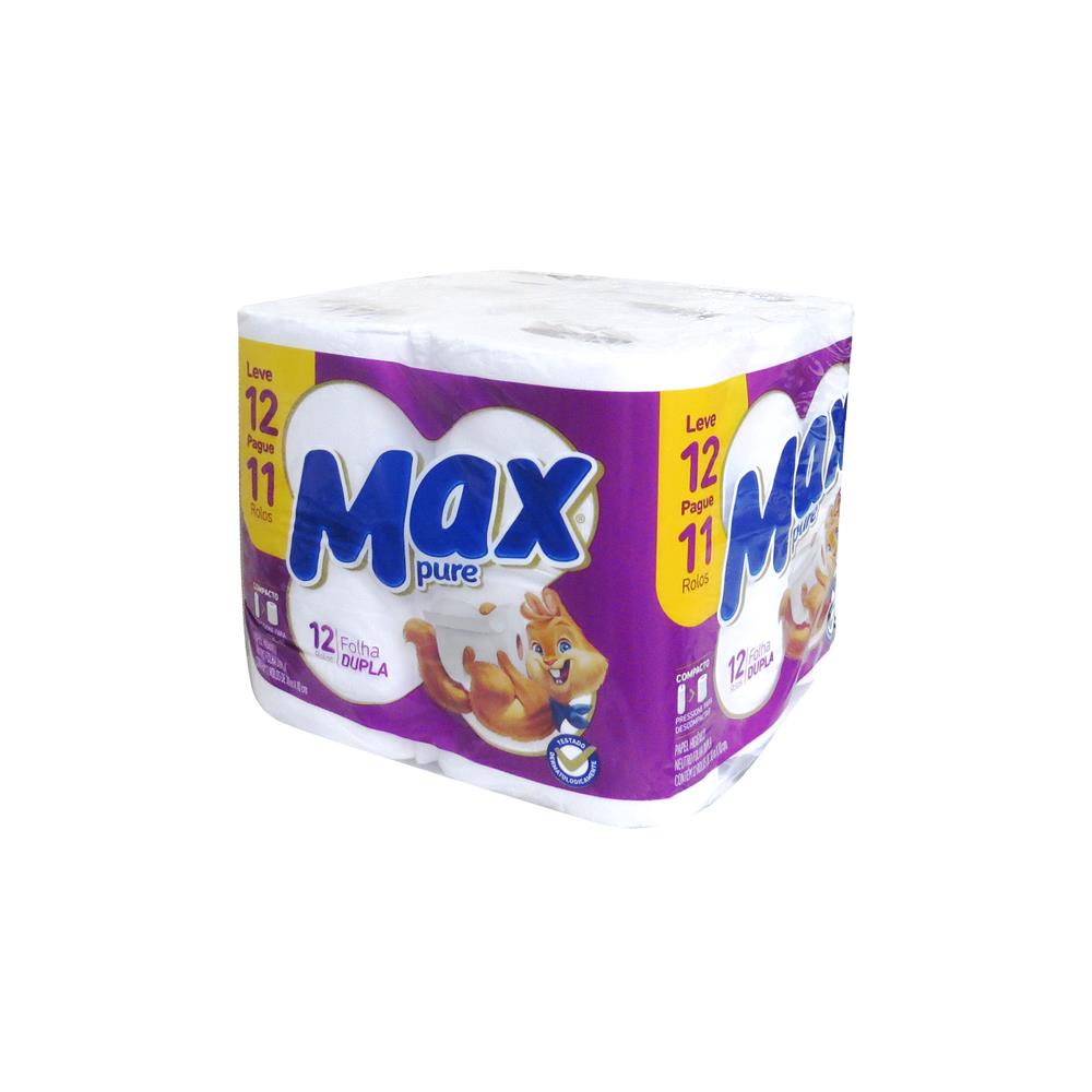 Papel Higienico Max Pure Lv12 Pg11