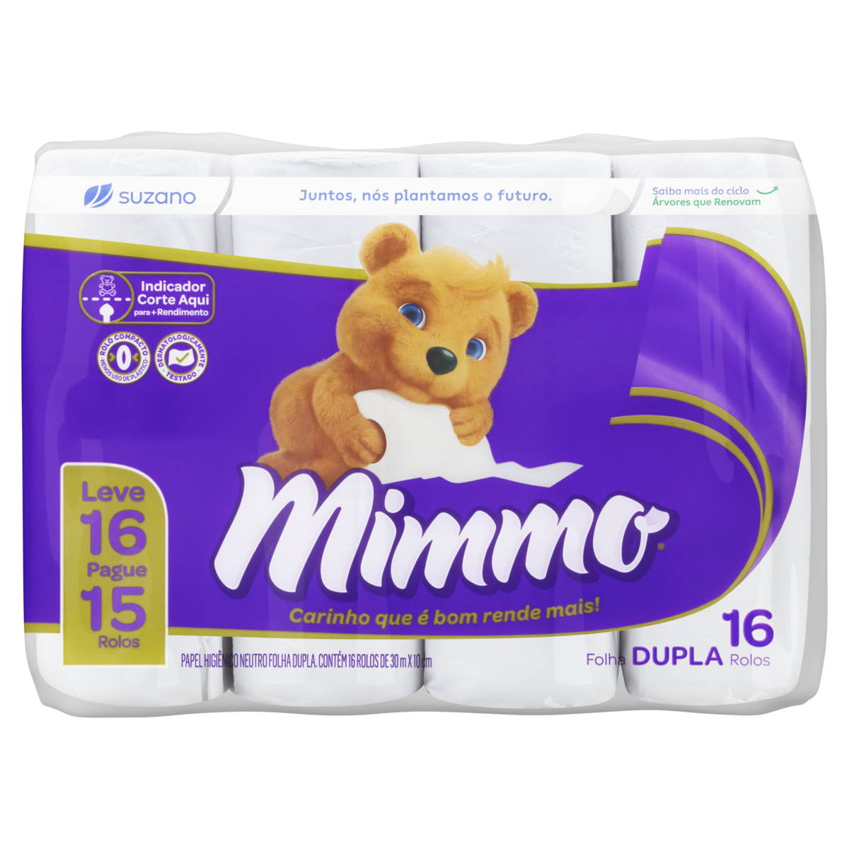 Papel Higienico Mimmo 30m Lv16 Pg15