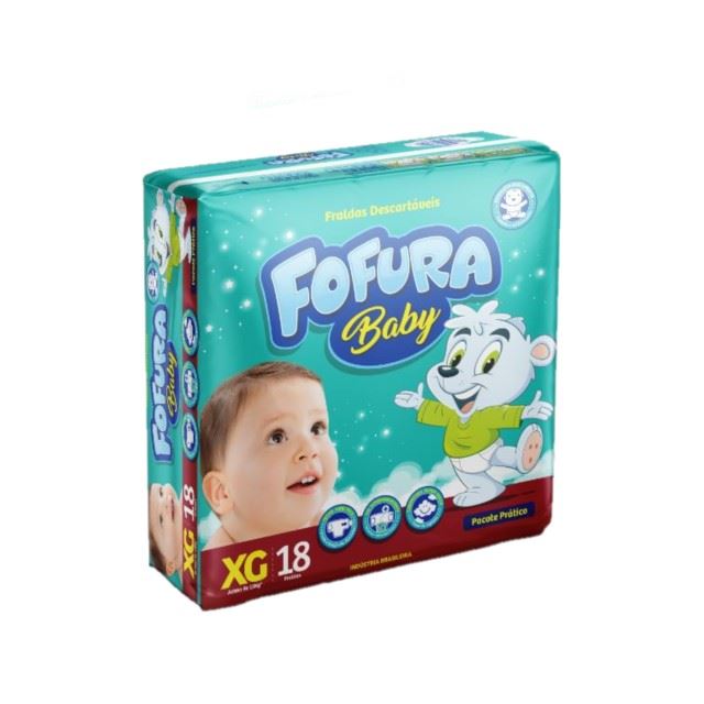 Fralda Descartavel Fofura Baby Xg 18un