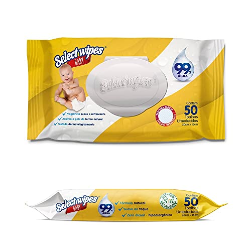 Lencos Umedecidos Select Wipes Baby 50un