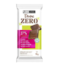 Barra Chocolate Zero Divine 70g
