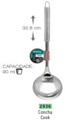 Concha Cook Inox 33cm