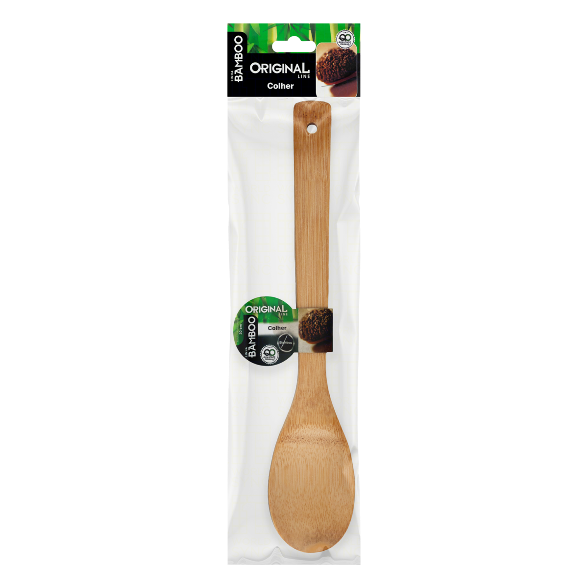 Colher Bambu Original 30cm Un