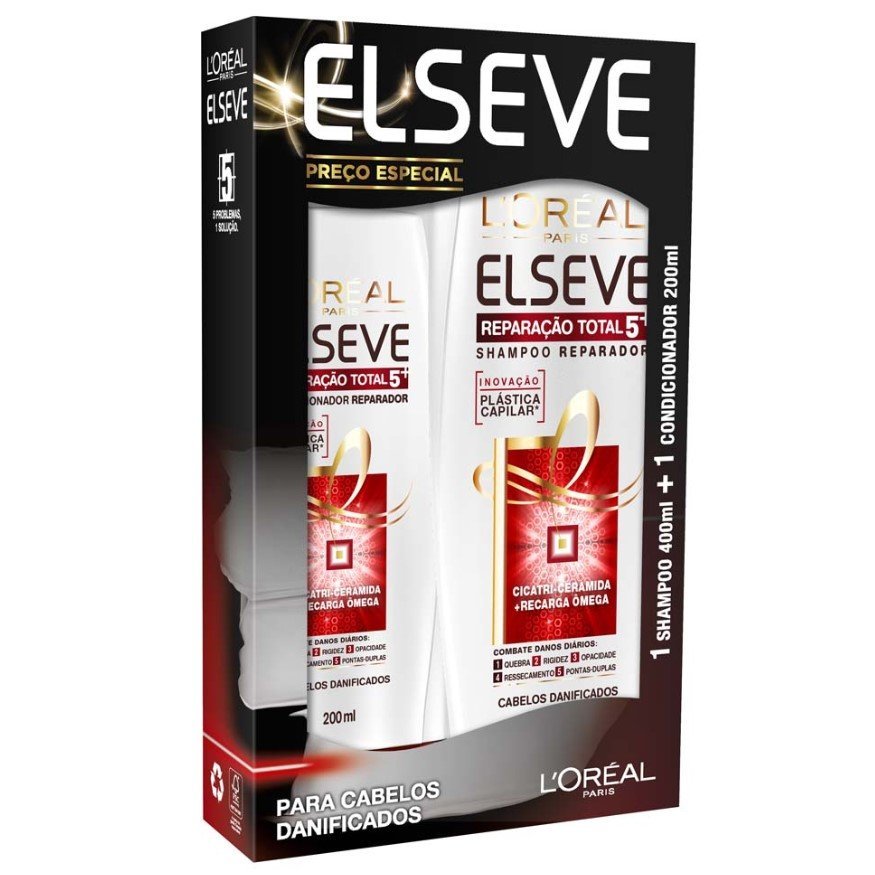 Kit Sham +375 Cond Elseve 170ml