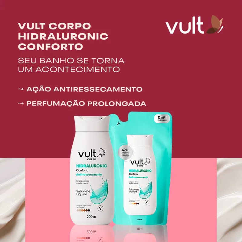Sabonete Liquido Corpo Vult 200ml