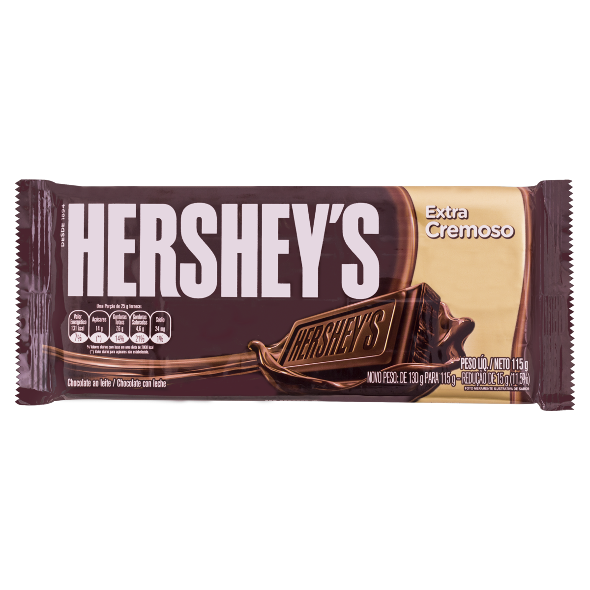 Barra Chocolate Hersheys 82g