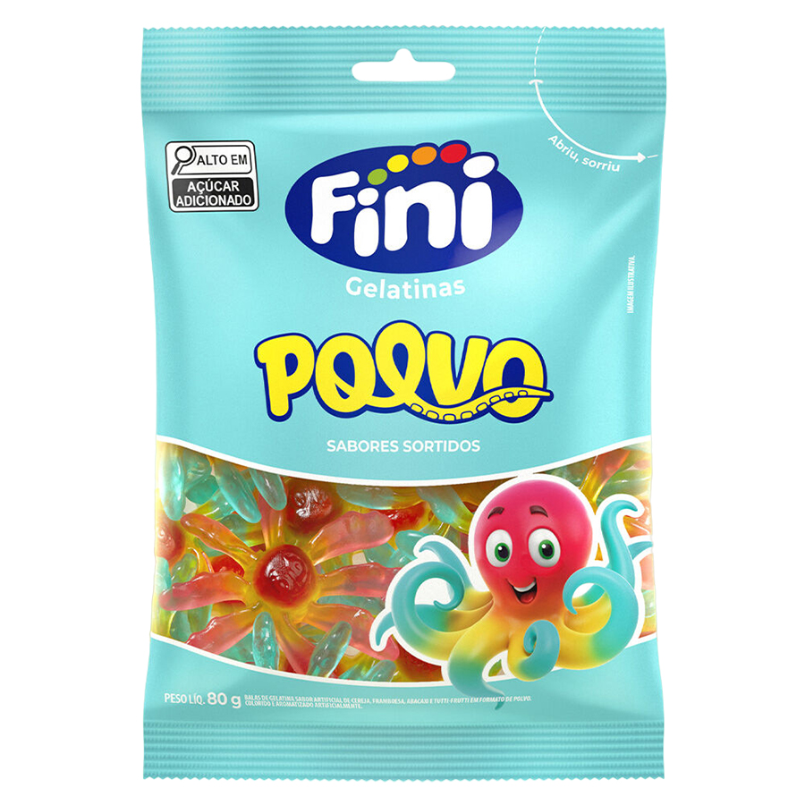 Bala Gelatina Fini 80g