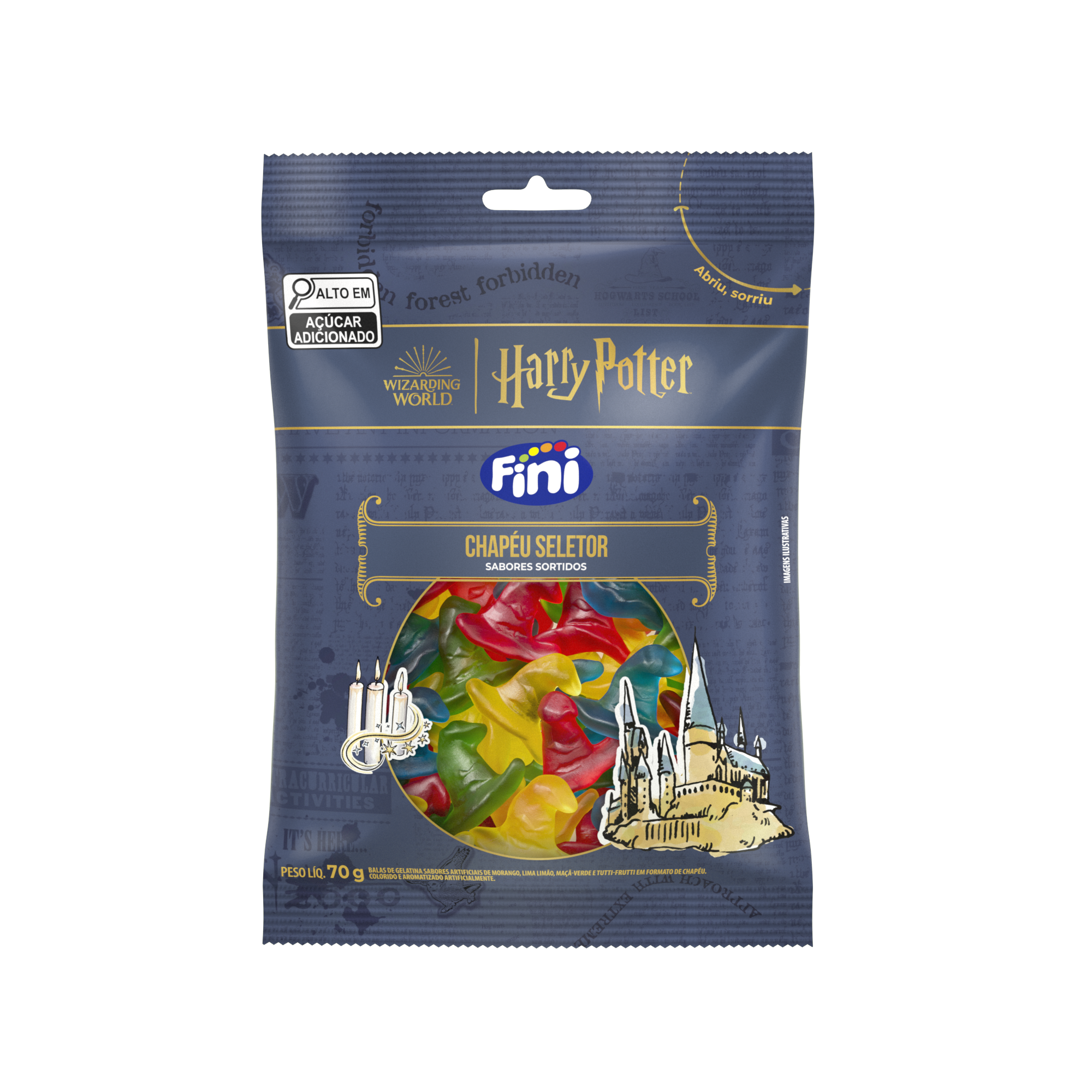 Bala Gelatina Fini 70g