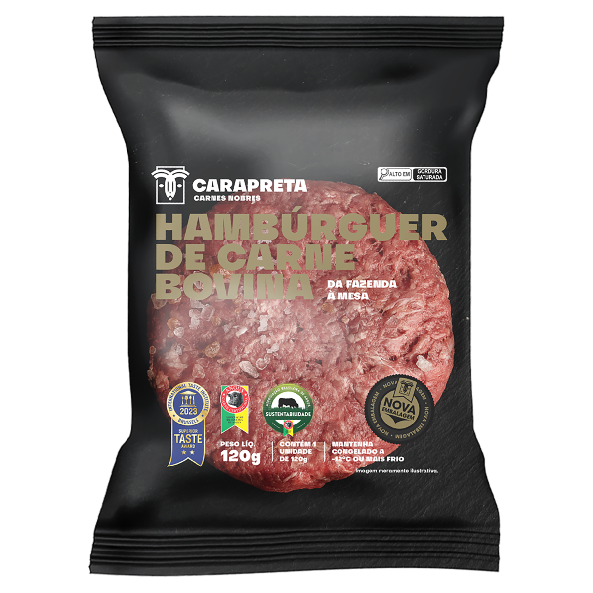 Hamburguer Carapreta 120g