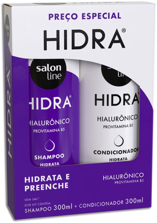 Kit Shampoo 300ml+cond Salon Line 300ml