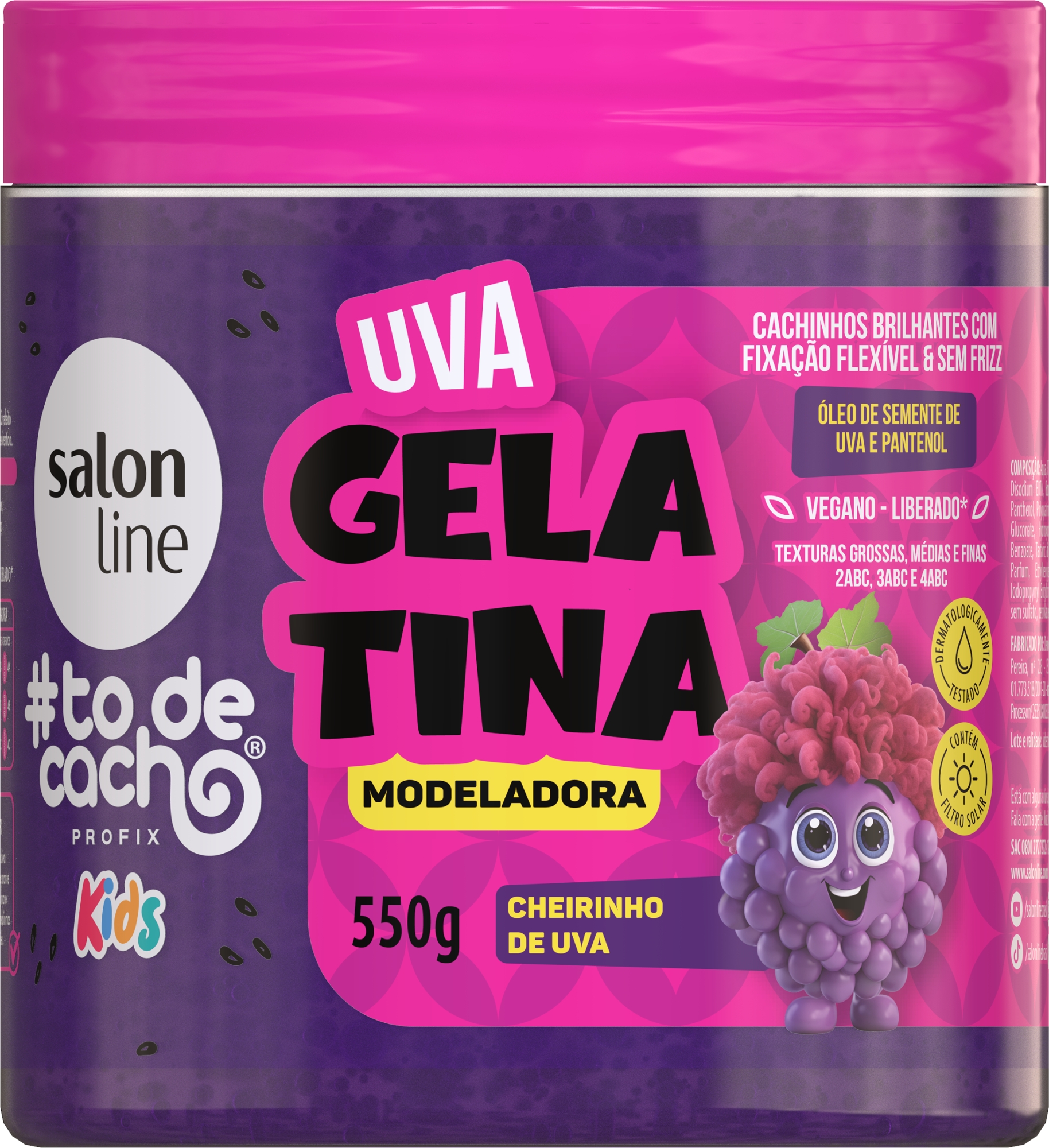 Gelatina Capilar Mod Cachos Kids  550g