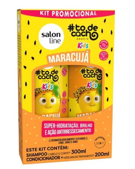 Kit Shampoo 300ml+cond 200ml Kids Salon Line