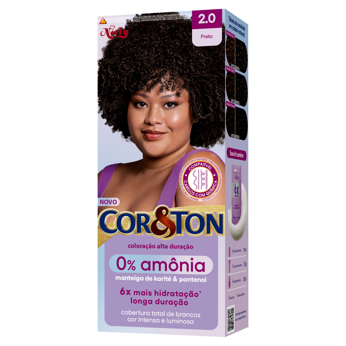 Tintura Cor&ton 0% Amonia 175g