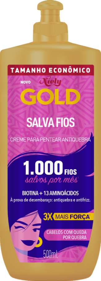 Creme Pentear Niely Gold 500ml