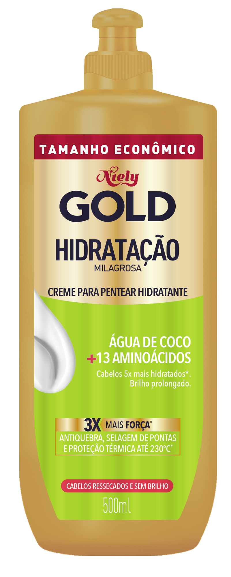 Creme Pentear Niely Gold 500ml