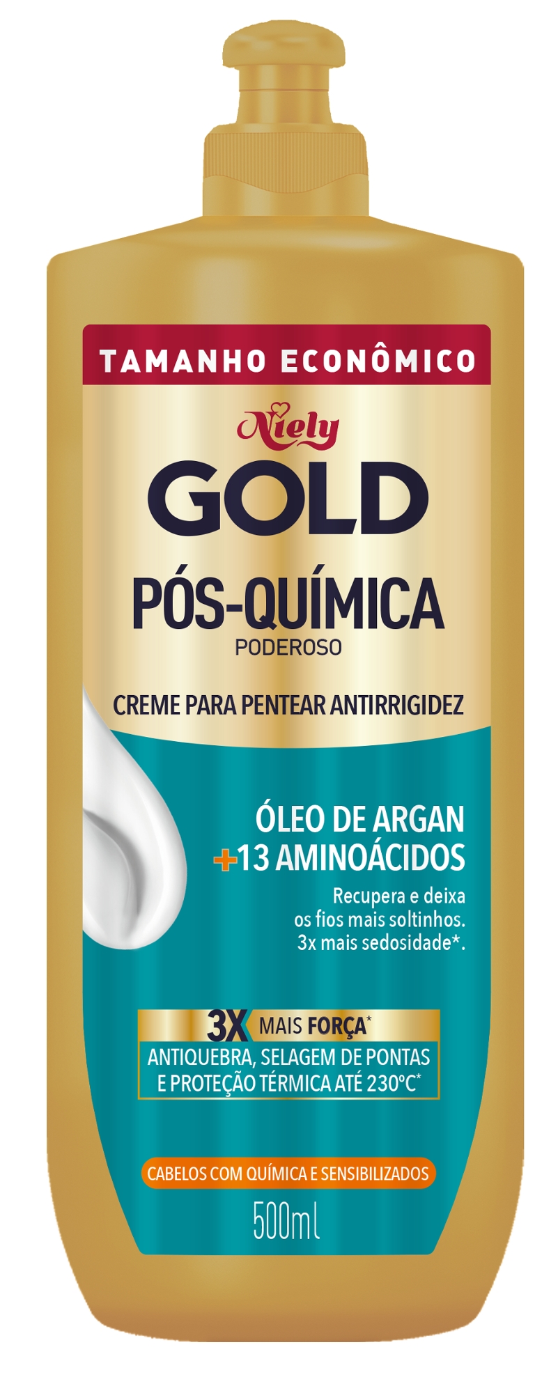 Creme Pentear Niely Gold 500ml