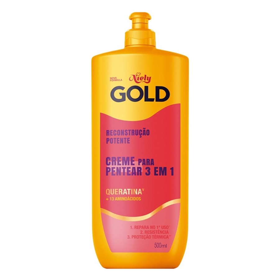 Creme Pentear Niely Gold 500ml