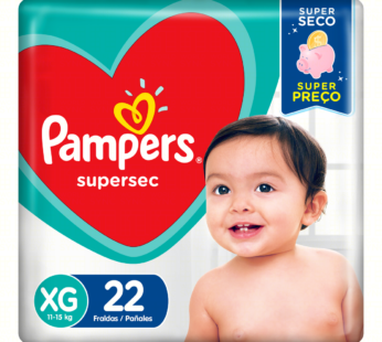 Fralda Descartavel Pampers Supersec Xg 22un