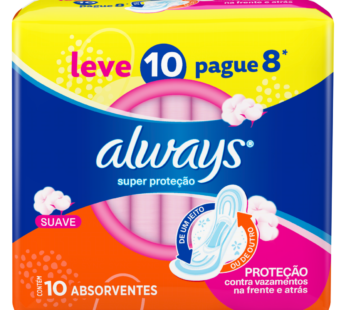 Absorvente Always Lv10 Pg8
