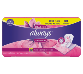 Protetor Diario Always C/80un
