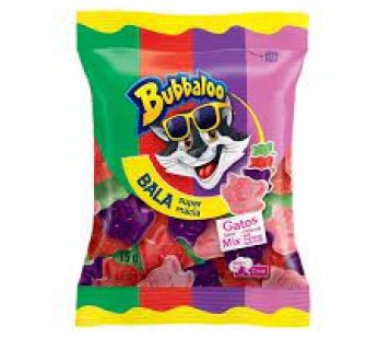 Bala Bubbaloo Mix Gato 15g