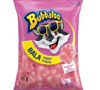 Bala Bubbaloo Patinhas 15g