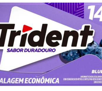 Chiclete Trident Preto 25,2g
