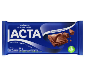 Barra Chocolate Lacta 80g