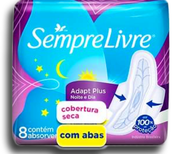 Absorvente Sempre Livre C/8