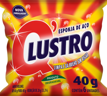 Esponja De Aco Lustro 40g