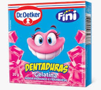 Bala Gelatina Dentaduras Fini 20g
