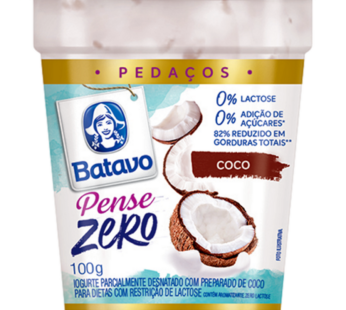 Iogurte Pense Zero Batavo Gf 100g