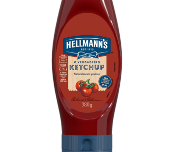 Ketchup Hellmanns Sq 380g