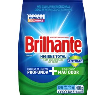 Lava Roupas Po Brilhante  800g