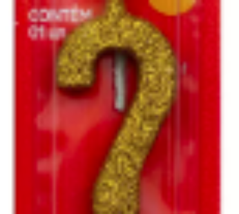 Vela Aniversario Regina Interrogacao