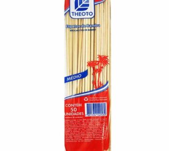 Espetos Theoto Bambu C/ 100 Und