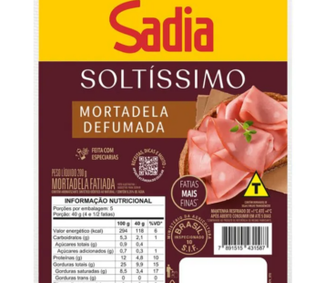 Mortadela Soltissimo Sadia 200g
