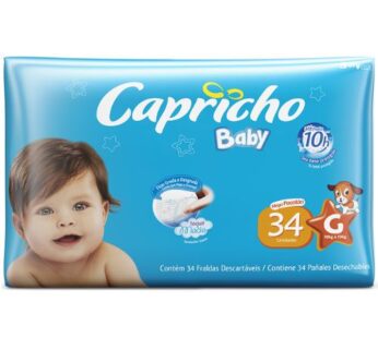 Fralda Descartavel Capricho C/34 g
