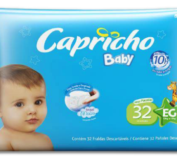 Fralda Descartavel Capricho C/32 Eg