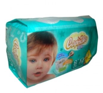 Fralda Descartavel Capricho Baby m 8un