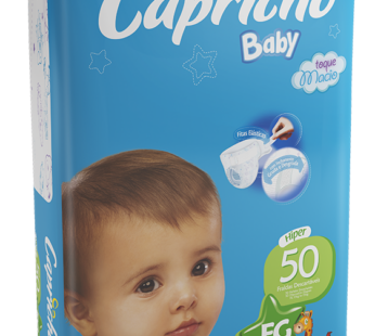 Fralda Descartavel Capricho Baby Eg 50un