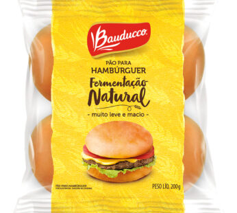 Pao De Hamburguer Bauducco 200g