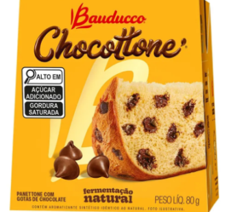 Mini Chocotone Bauduco Chocottone 80g