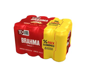 Cerveja Brahma Chopp 473ml Pack C12