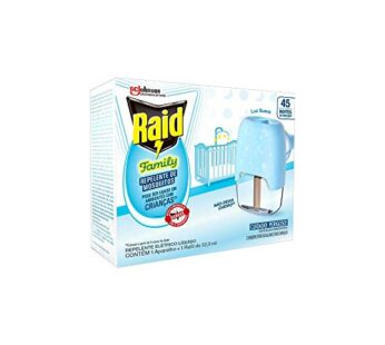 Kit Refil+ Repelente Liq Raid Family 32,9ml