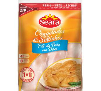 File De Peito Em Bife Seara Cong Pct 1kg