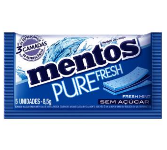 Goma De Mascar Mentos Pure Mint 8,5g