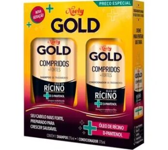 Kit Shampoo+cond Niely Gold 500ml