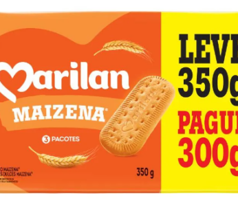 Biscoito Maizena Marilan Lv350g Pg320g